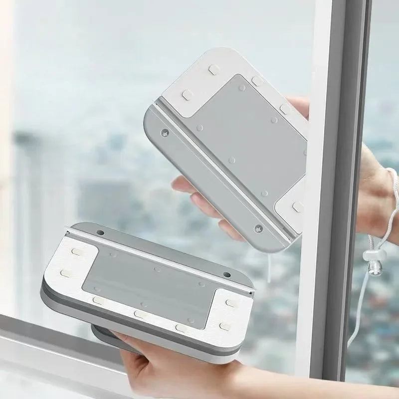 Doppelseitiger magnetischer Fensterreiniger – ein Hochhaus-Glasreinigungswerkzeug mit Sicherheitsseil, geeignet für Windows mit einer Dicke von 3–10 mm