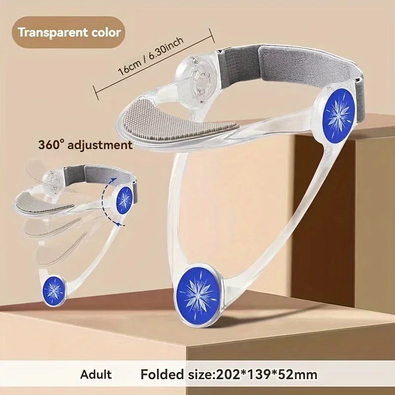 Verstellbare Nackenstütze – Ergonomische Halswirbel-Stütze aus PP | Entlastet Nacken & Schultern, verbessert die Haltung, schützt vor Durchhang – Ideal für Büro, Alltag & Erholung
