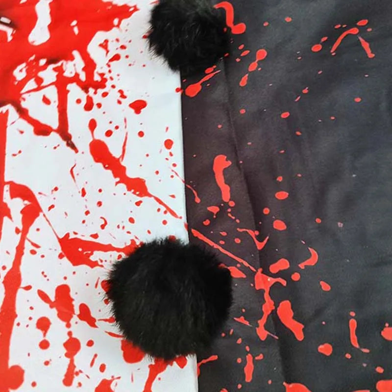 Terrifier 2 Horror Clown Kostüm für Herren – Blutiger Overall mit Maske für Halloween, Karneval & Gruselpartys