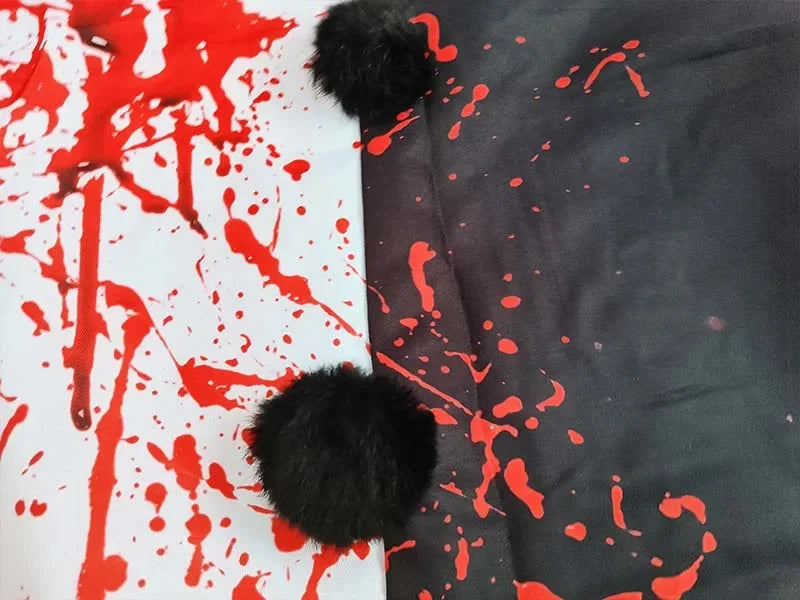 Terrifier 2 Horror Clown Kostüm für Herren – Blutiger Overall mit Maske für Halloween, Karneval & Gruselpartys