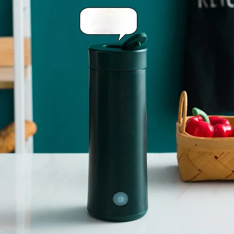 220v tragbare elektrische Wärm flasche Wasserkocher Reise topf Heizung Gesundheits becher Edelstahl kleine Mini-Wasser becher