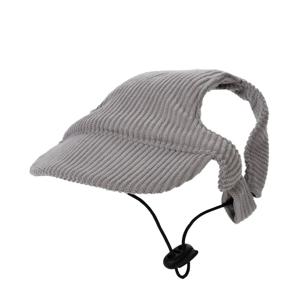 Cute Cat Dog Cap Adjustable Breathable Pet Hat With Ear Hole For Sphynx Cats Accessories Outdoor Puppy Kitten Beach Visor Hats
