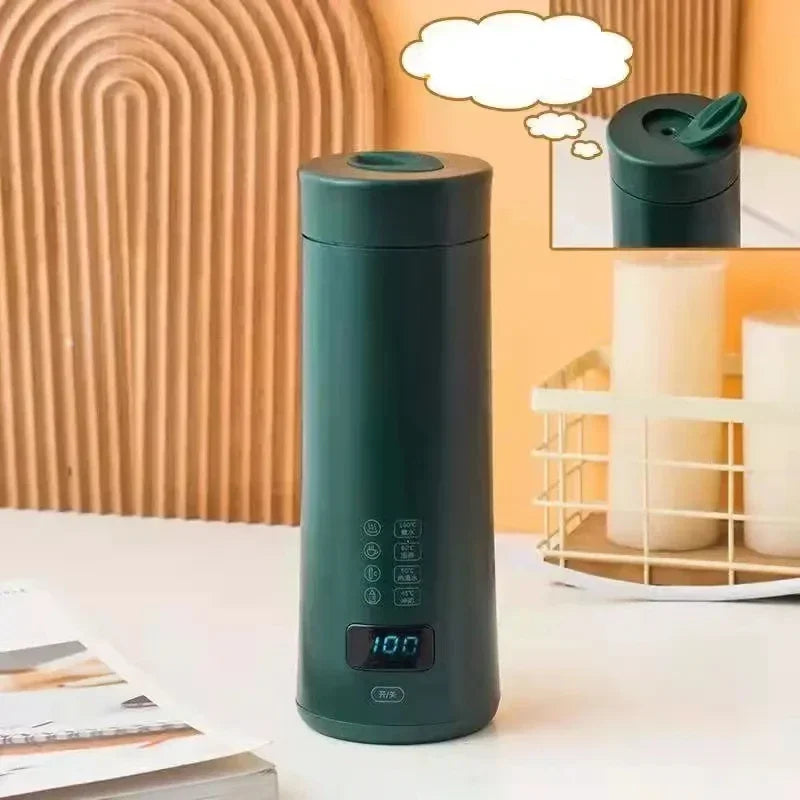 220v tragbare elektrische Wärm flasche Wasserkocher Reise topf Heizung Gesundheits becher Edelstahl kleine Mini-Wasser becher