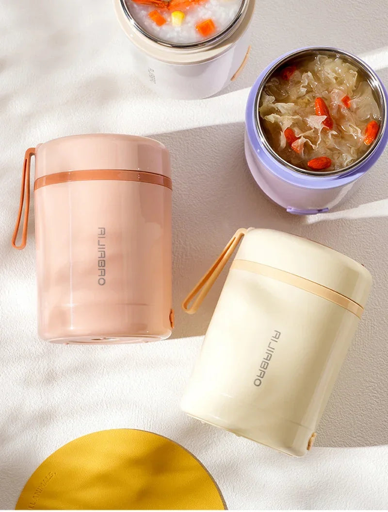 600ML USB Elektrische Heizung Lunch Box Tragbare Picknick Milch Trinken Lebensmittel Heizung Edelstahl Lebensmittel Wärmer Container 5V 12V 24V