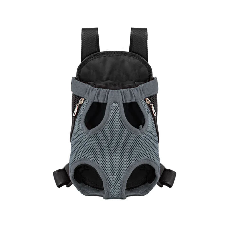 Atmungsaktiver Hunde Rucksack & Katzen Tragetasche für Reisen – Verstellbare Haustier-Brusttasche für unterwegs | Sicher & Komfortabel