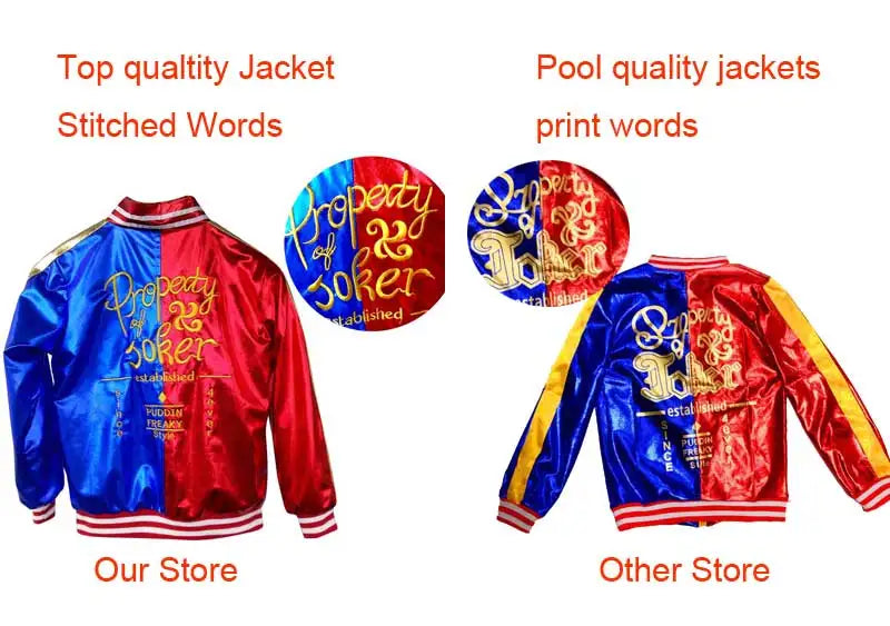 Harley Quinn Kostüm für Kinder & Damen – Cosplay Set mit Jacke, Shorts, Shirt & Zubehör – Halloween & Karneval