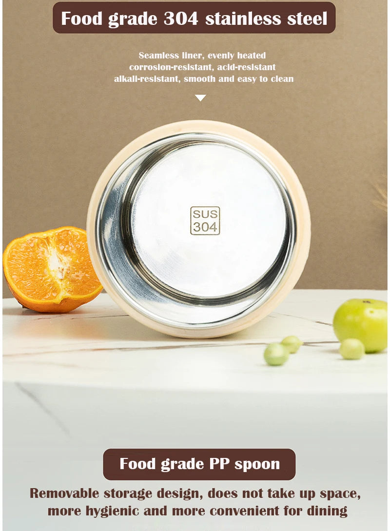 600ML USB Elektrische Heizung Lunch Box Tragbare Picknick Milch Trinken Lebensmittel Heizung Edelstahl Lebensmittel Wärmer Container 5V 12V 24V