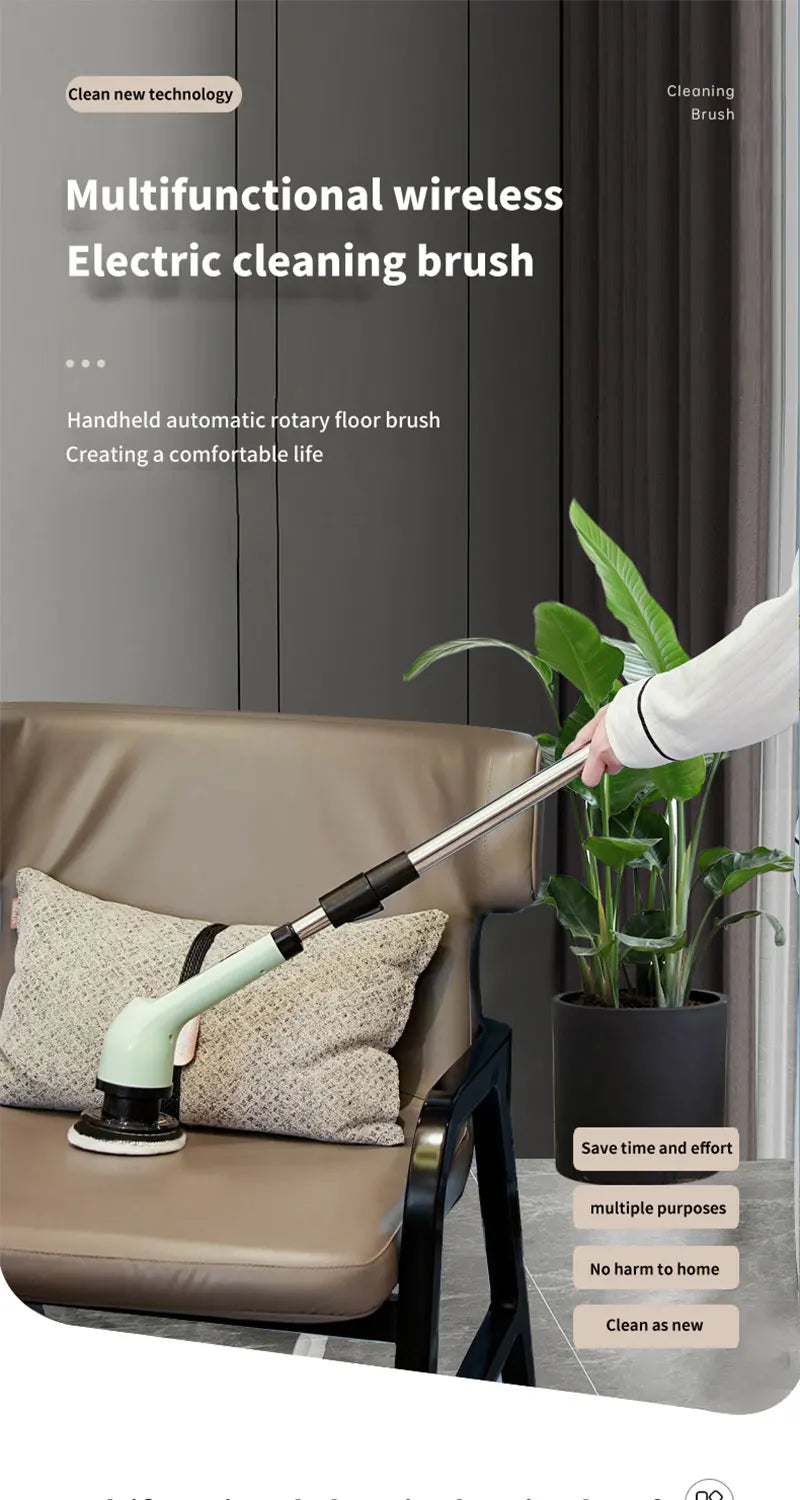 9-in-1 elektrische Reinigungsbürste, elektrischer Schleuderreinigungswäscher, elektrische Reinigungswerkzeuge, Salon, Küche, Badezimmer, Reinigungsgeräte