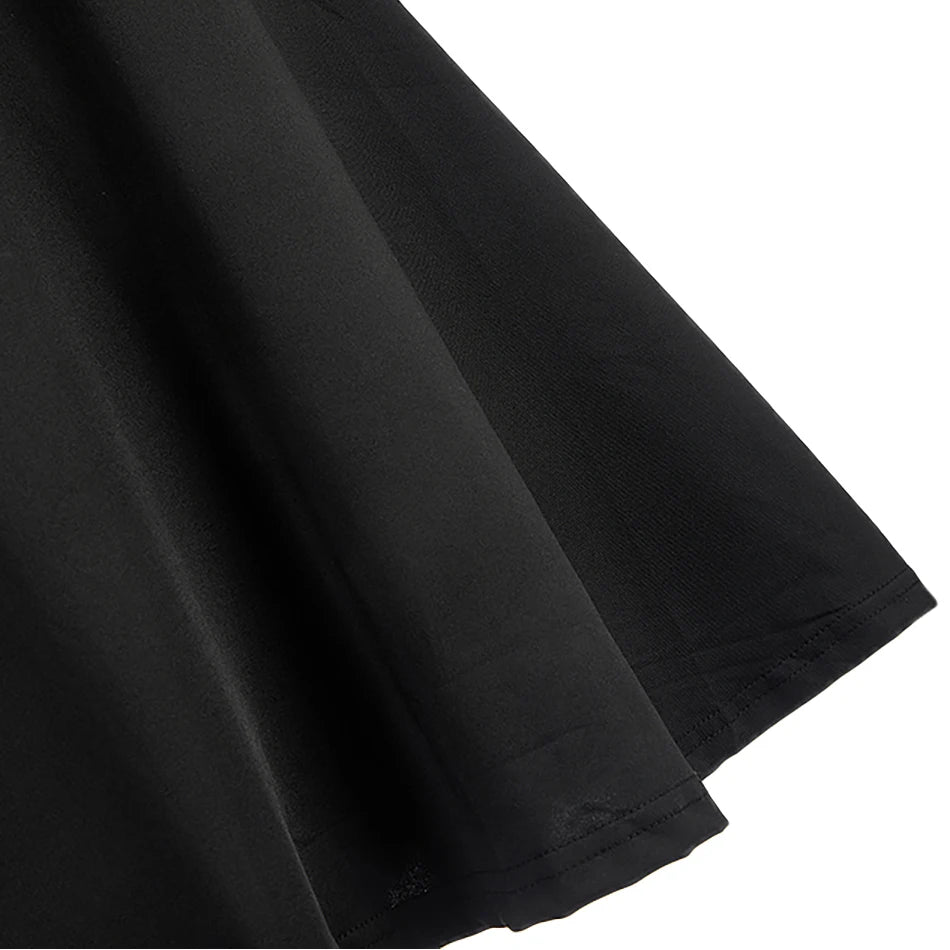 Kinder Halloween Kostüm Mädchen – Gothic Kleid mit Zöpfen & Zubehör | Wednesday Addams Stil | Hexe Cosplay für Party & Karneval