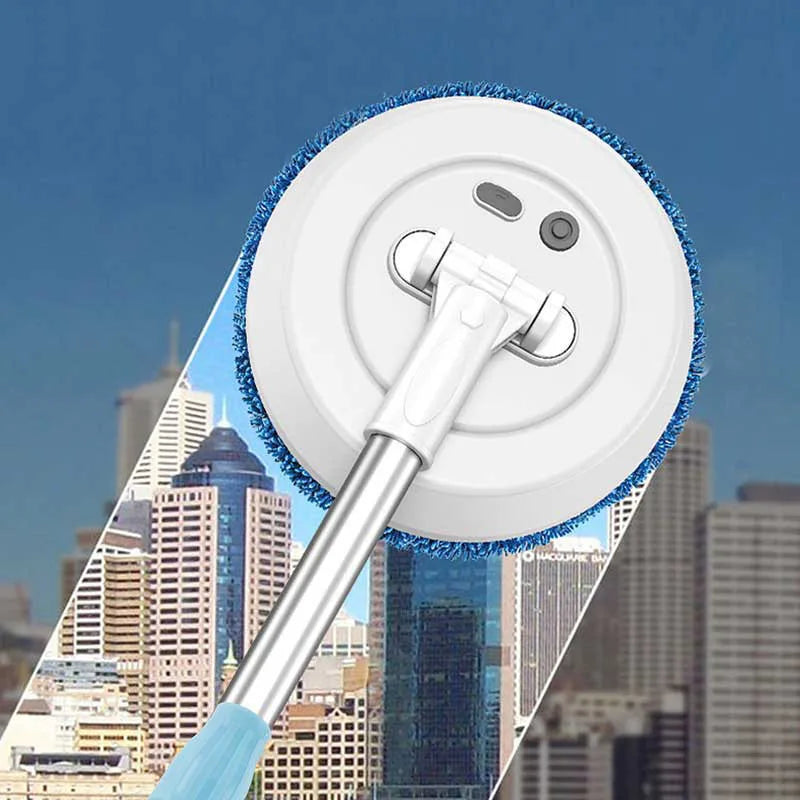 Elektrischer 2-in-1 Schleudermop | Kabellos, Rotierend, Nass & Trocken | Leistungsstarker Bodenreiniger für Haus, Auto, Fenster & Badezimmer