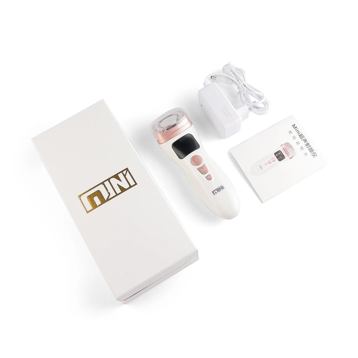 Mini HIFU Lifting Gerät – Ultraschall RF & EMS | Hautstraffung, Anti-Aging, Faltenreduktion für Gesicht, Kinn, Hals & Augen – Professionelle Behandlung für Zuhause