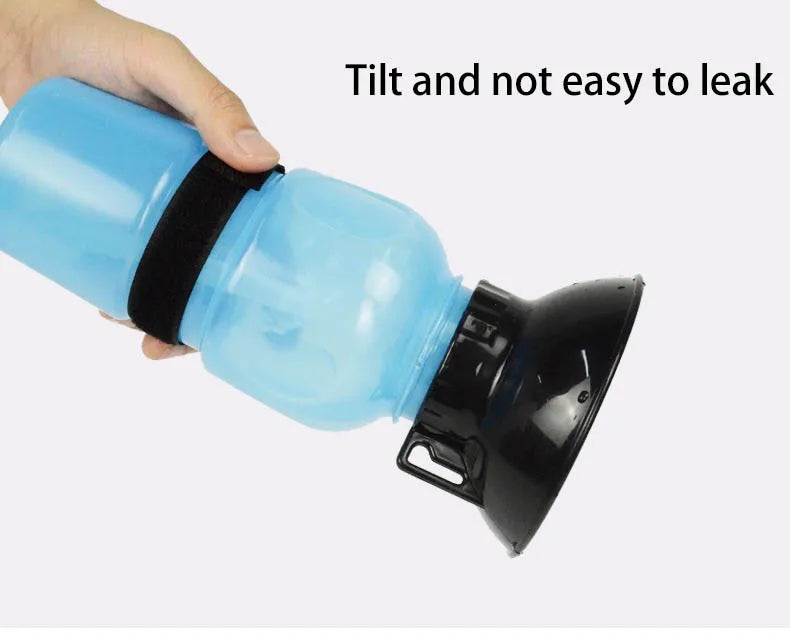 500 ml Outdoor Squeeze Tragbare Haustier Hund Wasserflasche Große und Kleine Hund Reise Trinkbecher Zubehör Geeignet für Hunde und Katzen