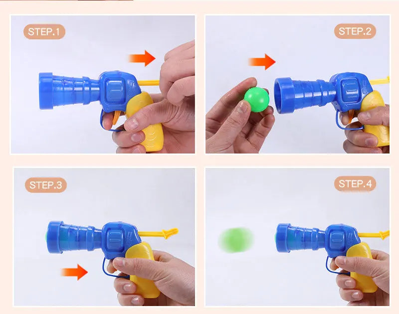 Cat Plush Interactive Launch Training Toy For Pet Kitten Creative Mini Shooting Gun Games Plush Ball Toys Pet Supplies