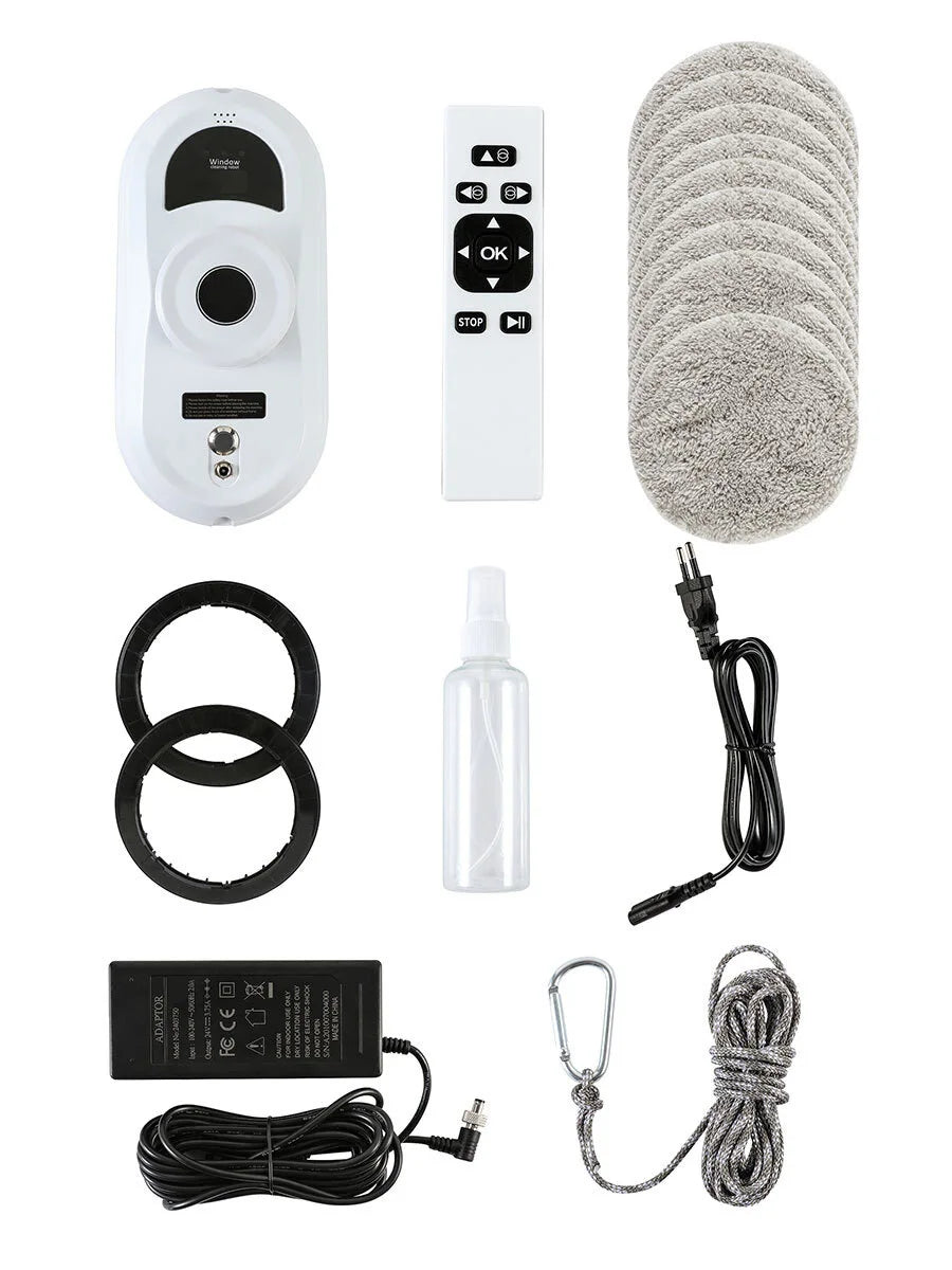 Intelligenter Fensterputz-Roboter mit Fernbedienung | Anti-Sturz, Starke Haftung & Streifenfreie Reinigung