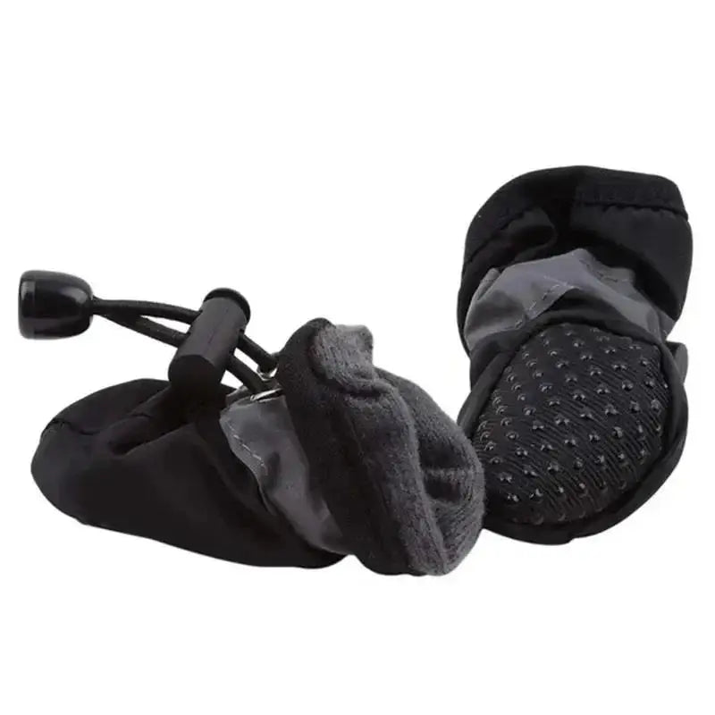 Wasserdichte Hundeschuhe 4er-Set | Rutschfeste Winter-Booties für Hunde & Katzen | Warm, robust & wetterfest – Ideal für Regen, Schnee & Spaziergänge