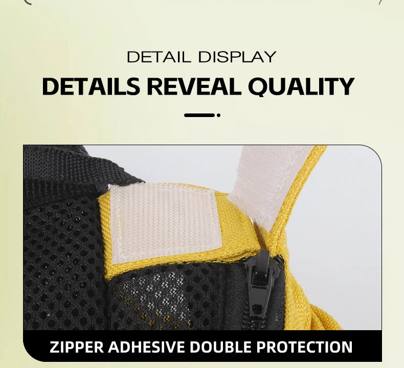 Tragbarer Haustier-Rucksack für Katzen & Kleine Hunde | Atmungsaktiver Reise-Transporter | Komfort Tasche für Outdoor & Spaziergänge