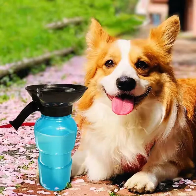 500 ml Outdoor Squeeze Tragbare Haustier Hund Wasserflasche Große und Kleine Hund Reise Trinkbecher Zubehör Geeignet für Hunde und Katzen