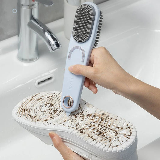 Doppelseitige Gummi-Schuhbürste, weiche Borsten, Kleidung, Schuhbürsten, Pflege, spezialisierte Bürste, wasserdichtes Reinigungswerkzeug zur Schmutzentfernung