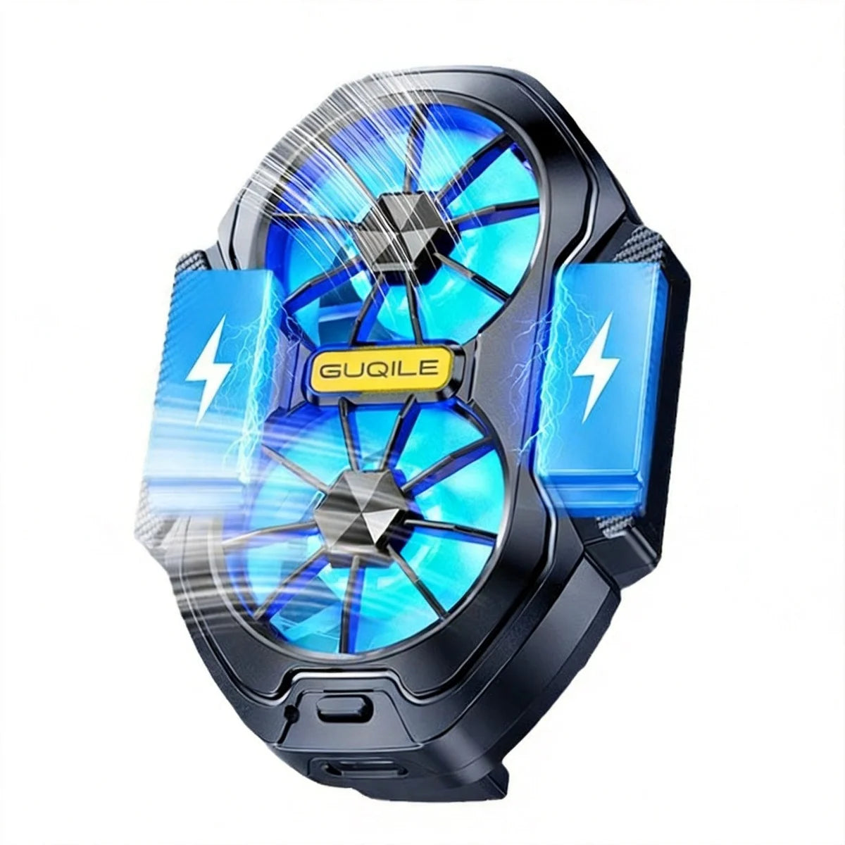 New FS01 Phone Cooler 600mAh Dual Fan Rechargeable Radiator Game Cooling Back Clip Wireless Mute for Smartphones Universal