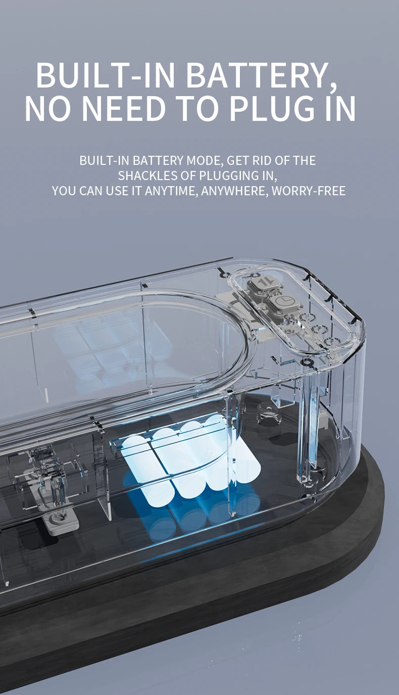Xiaomi 250 mAh Ultraschall-Brillenreinigungsmaschine Ultraschall Zeitgesteuerte Schmuckzahnbürste Hochfrequenz-Ultraschallreiniger Bad