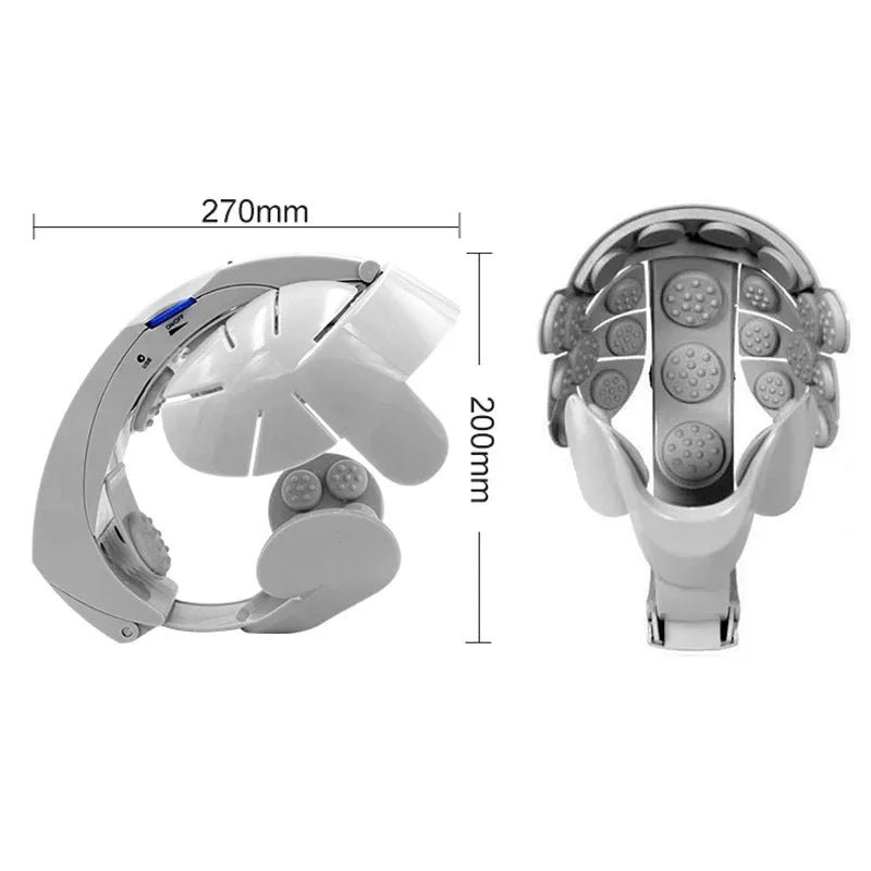 Multifunktionales Kopfmassage-Instrument, Kopfhaut-Massagegerät, Entspannung, einfaches Akupunkturpunkt-Gehirn-Massagegerät, Gesundheitspflegegerät