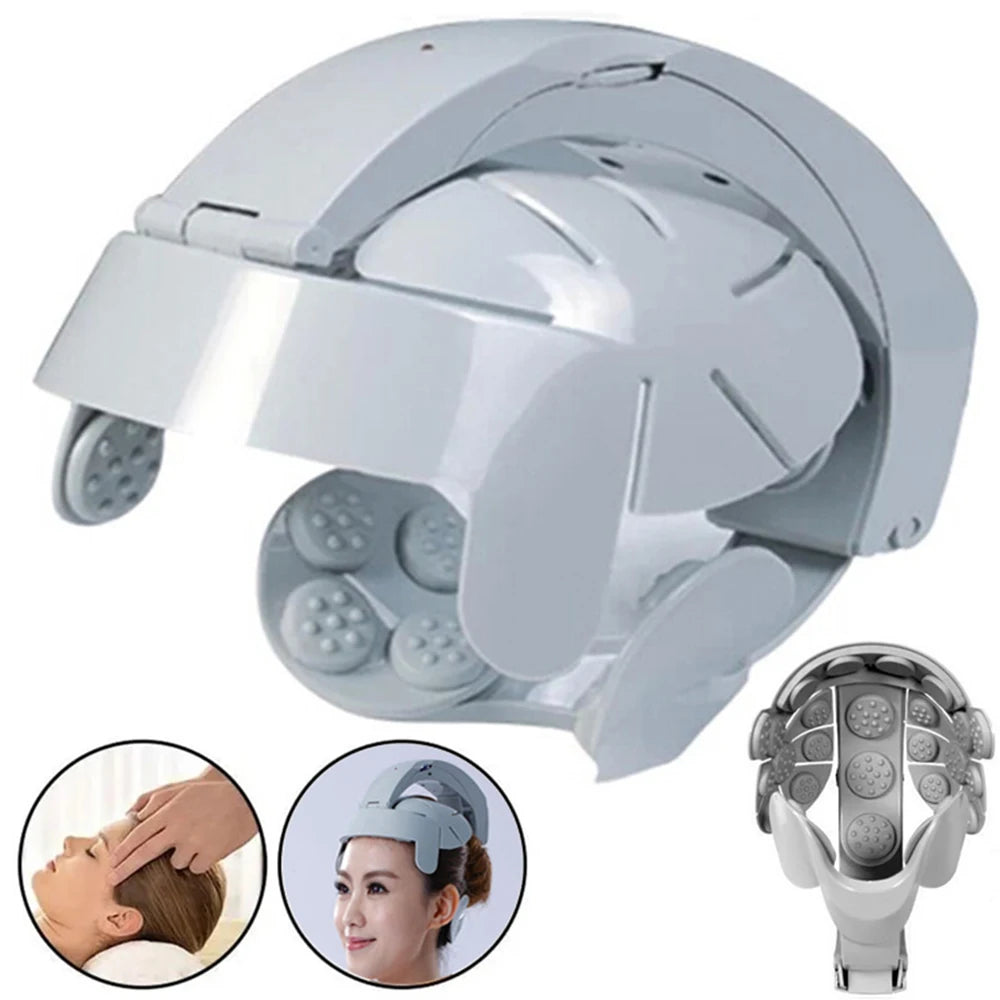 Multifunktionales Kopfmassage-Instrument, Kopfhaut-Massagegerät, Entspannung, einfaches Akupunkturpunkt-Gehirn-Massagegerät, Gesundheitspflegegerät