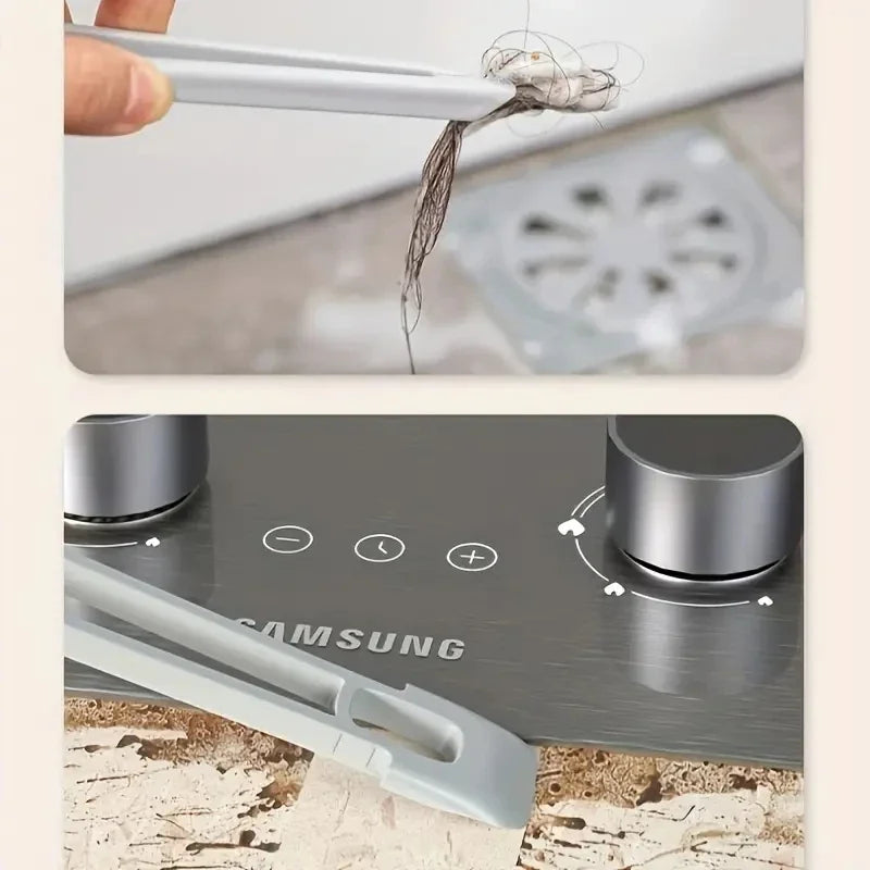 Mehrzweck-Reinigungsbürste für Badezimmerfliesen, Bodenfugen, rotierende Fugenbürsten mit dornem Ende, starke Borsten, Reinigungsmittel