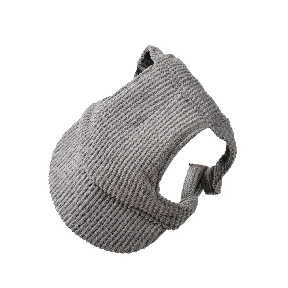 Cute Cat Dog Cap Adjustable Breathable Pet Hat With Ear Hole For Sphynx Cats Accessories Outdoor Puppy Kitten Beach Visor Hats