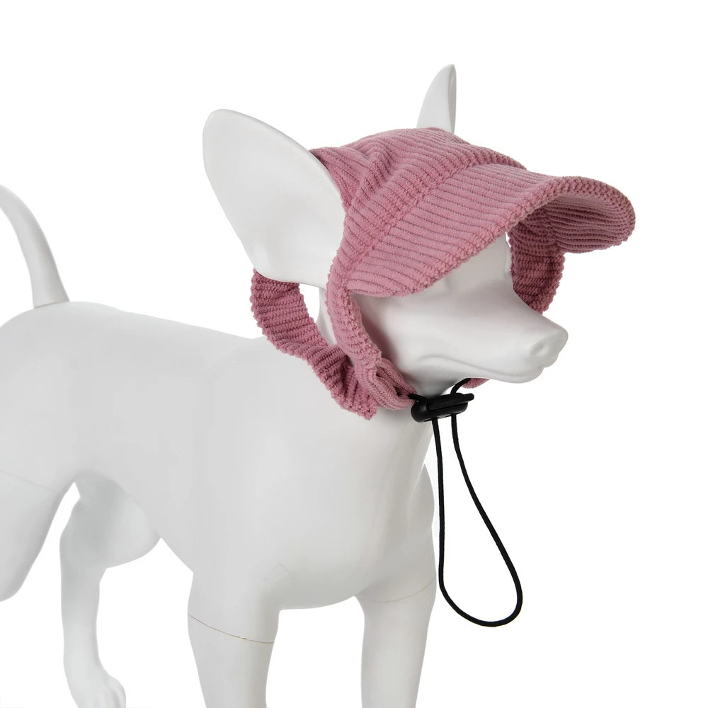 Cute Cat Dog Cap Adjustable Breathable Pet Hat With Ear Hole For Sphynx Cats Accessories Outdoor Puppy Kitten Beach Visor Hats