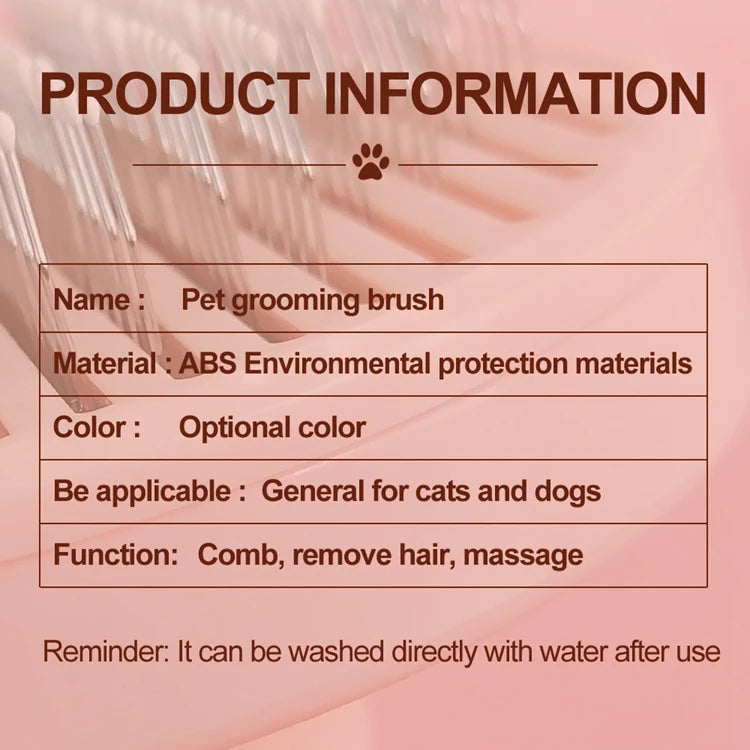 Selbstreinigende Fellpflege-Bürste für Katzen & Hunde | Kämmt, Entfernt Haare & Sanfte Massage