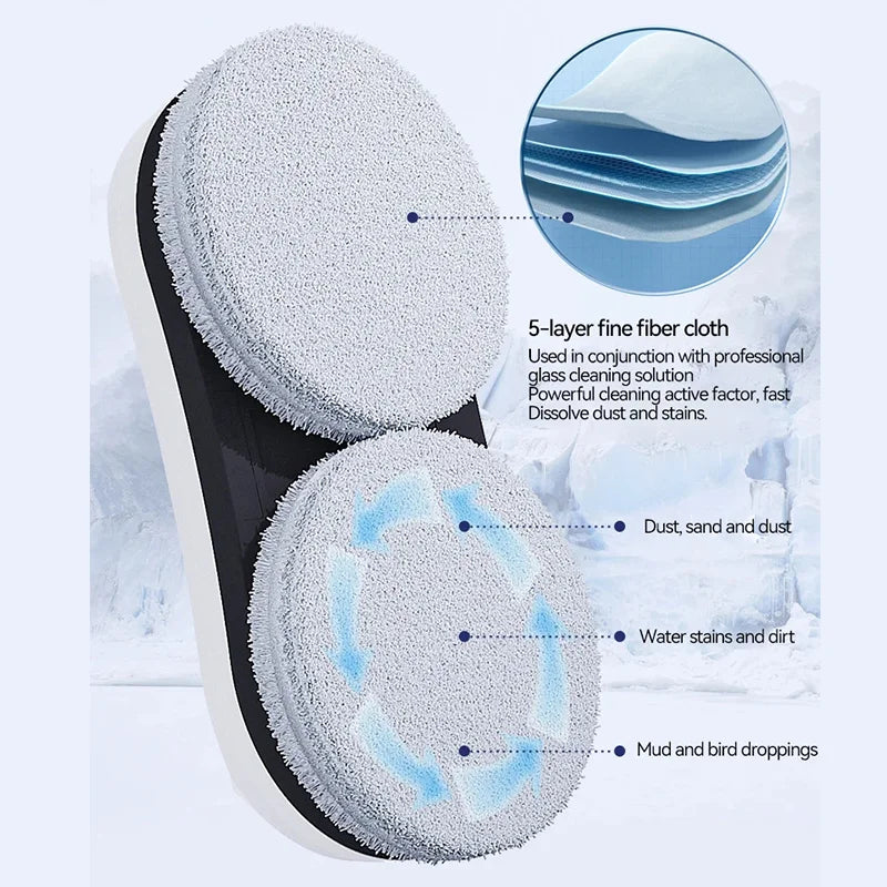 Intelligenter Fensterputz-Roboter mit Fernbedienung | Anti-Sturz, Starke Haftung & Streifenfreie Reinigung