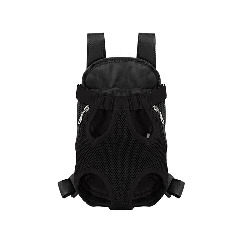 Atmungsaktiver Hunde Rucksack & Katzen Tragetasche für Reisen – Verstellbare Haustier-Brusttasche für unterwegs | Sicher & Komfortabel