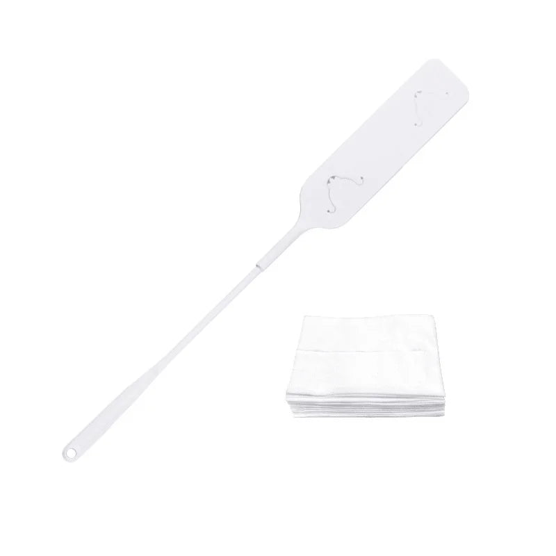 1 Stück Schlitz-Reinigungsbürste mit langem Griff, multifunktionale, abnehmbare Staubbürste, einschließlich 10 Vlies-Reinigungstücher, Heimbedarf