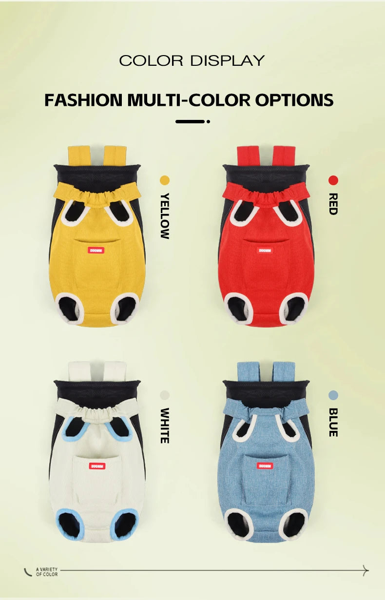 Tragbarer Haustier-Rucksack für Katzen & Kleine Hunde | Atmungsaktiver Reise-Transporter | Komfort Tasche für Outdoor & Spaziergänge