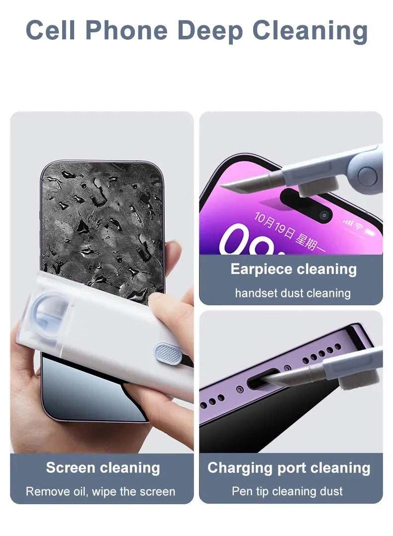 7-in-1 Tastatur & Elektronik Reinigungsset | Für Laptop, Keyboard, AirPods & Headsets