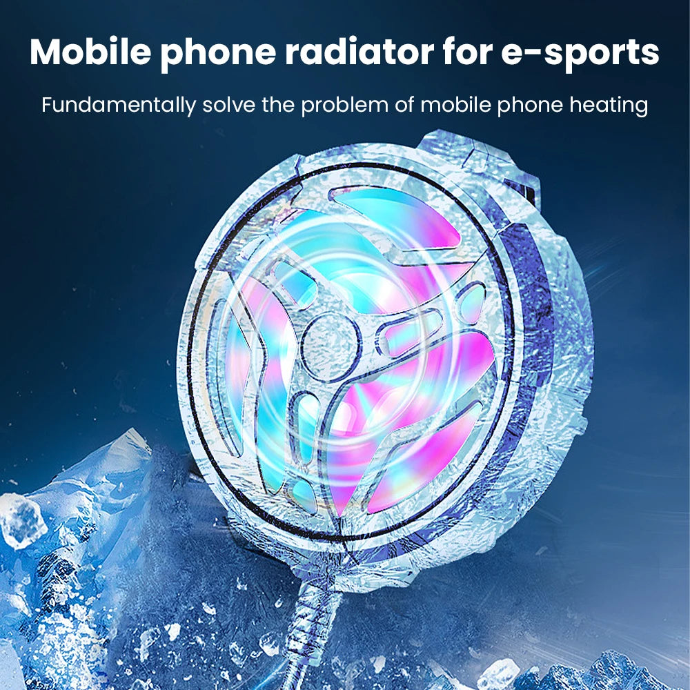 1PCS NEWEST USB Air-cooled Mobile Phones Radiator Back Clip General Charging Small Fan Gift Pubg Suitable for All Mobile Phones