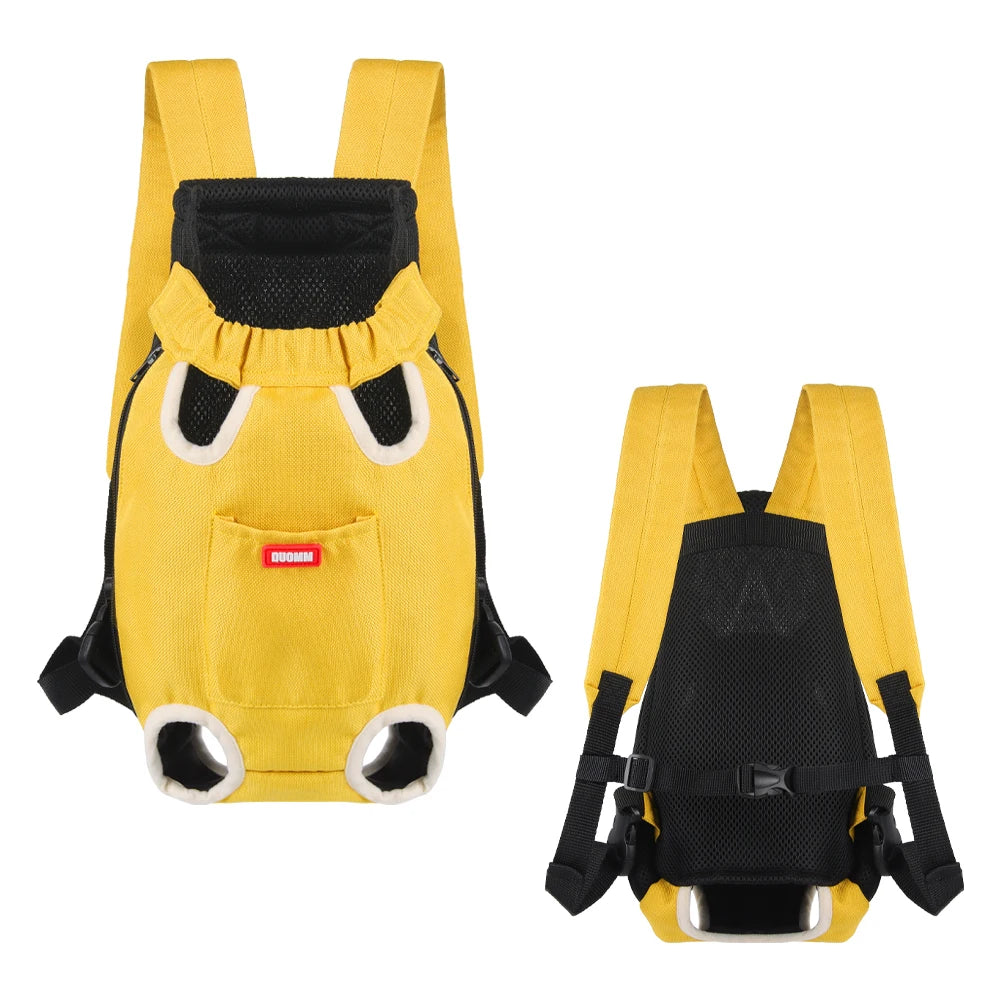 Tragbarer Haustier-Rucksack für Katzen & Kleine Hunde | Atmungsaktiver Reise-Transporter | Komfort Tasche für Outdoor & Spaziergänge
