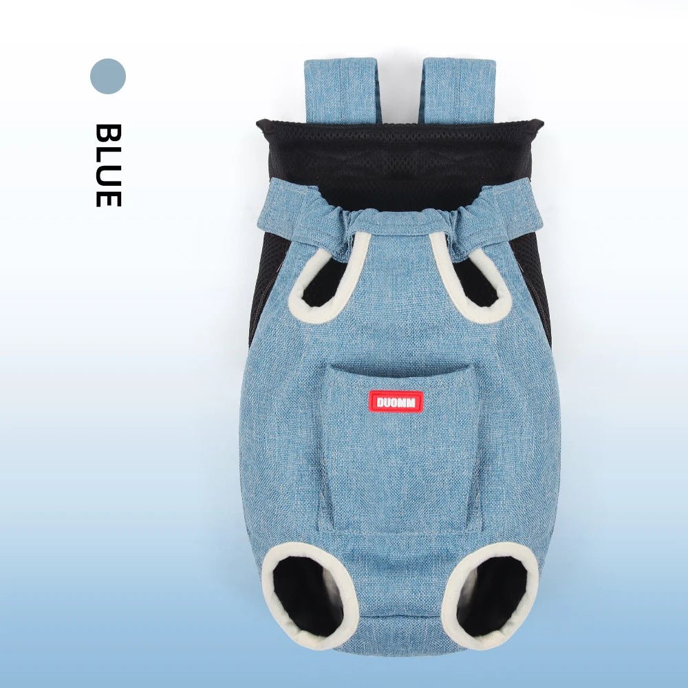 Tragbarer Haustier-Rucksack für Katzen & Kleine Hunde | Atmungsaktiver Reise-Transporter | Komfort Tasche für Outdoor & Spaziergänge