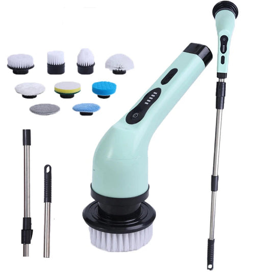 9-in-1 elektrische Reinigungsbürste, elektrischer Schleuderreinigungswäscher, elektrische Reinigungswerkzeuge, Salon, Küche, Badezimmer, Reinigungsgeräte