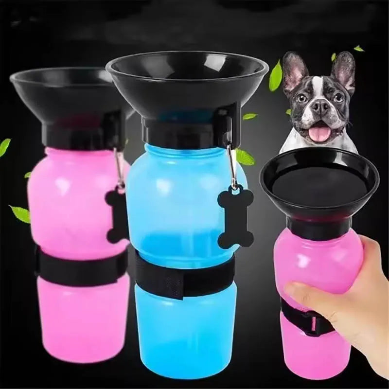 500 ml Outdoor Squeeze Tragbare Haustier Hund Wasserflasche Große und Kleine Hund Reise Trinkbecher Zubehör Geeignet für Hunde und Katzen