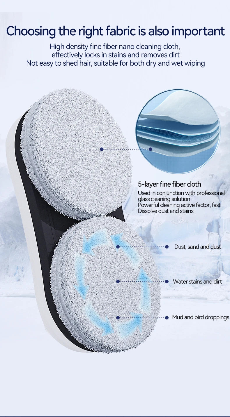 Intelligenter Fensterputz-Roboter mit Fernbedienung | Anti-Sturz, Starke Haftung & Streifenfreie Reinigung