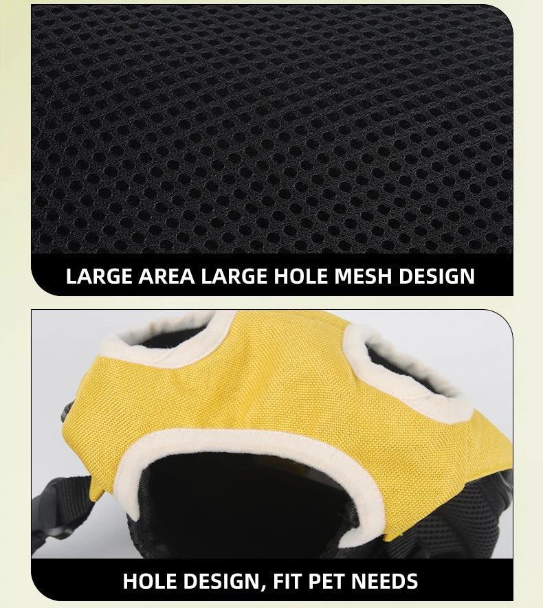 Tragbarer Haustier-Rucksack für Katzen & Kleine Hunde | Atmungsaktiver Reise-Transporter | Komfort Tasche für Outdoor & Spaziergänge