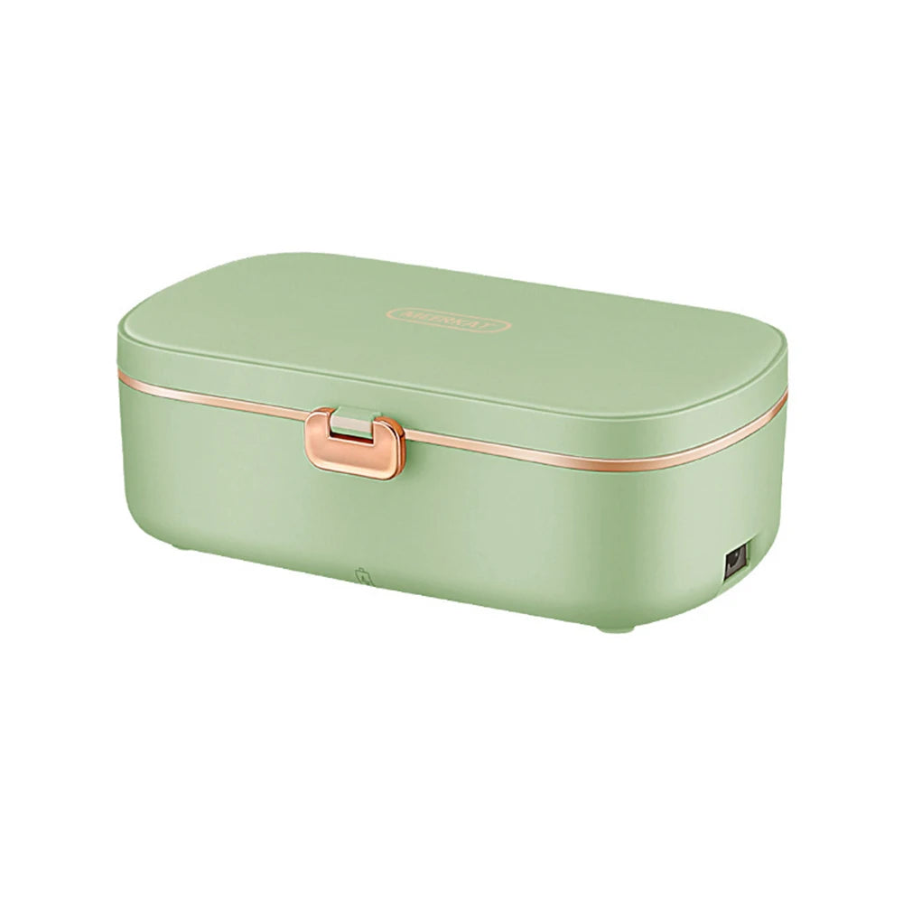 Thermo-Lunchboxen für das Büro, tragbare elektrische Lunchboxen, wasserfreie Heizung, Bento-Box, Lebensmittelwärmer aus Edelstahl