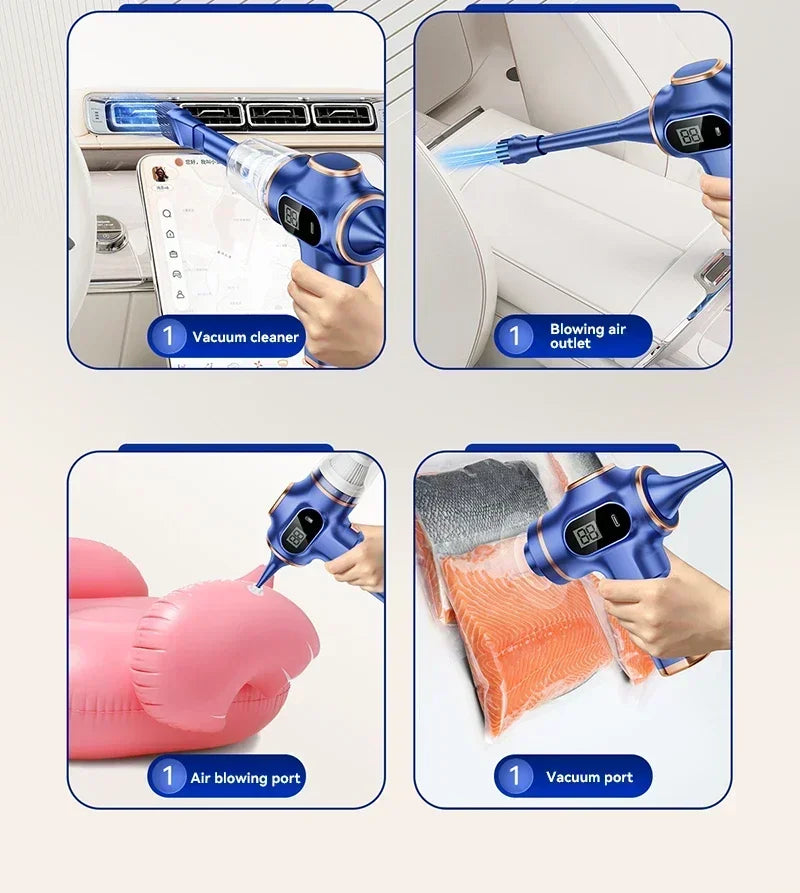 Xiaomi Kabelloser Handstaubsauger 9.500.000 Pa – Leistungsstarker Akku-Staubsauger für Auto & Zuhause