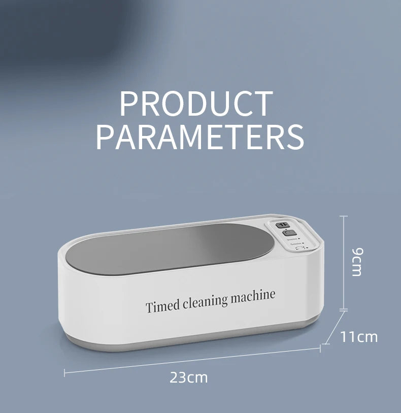 Xiaomi 250 mAh Ultraschall-Brillenreinigungsmaschine Ultraschall Zeitgesteuerte Schmuckzahnbürste Hochfrequenz-Ultraschallreiniger Bad