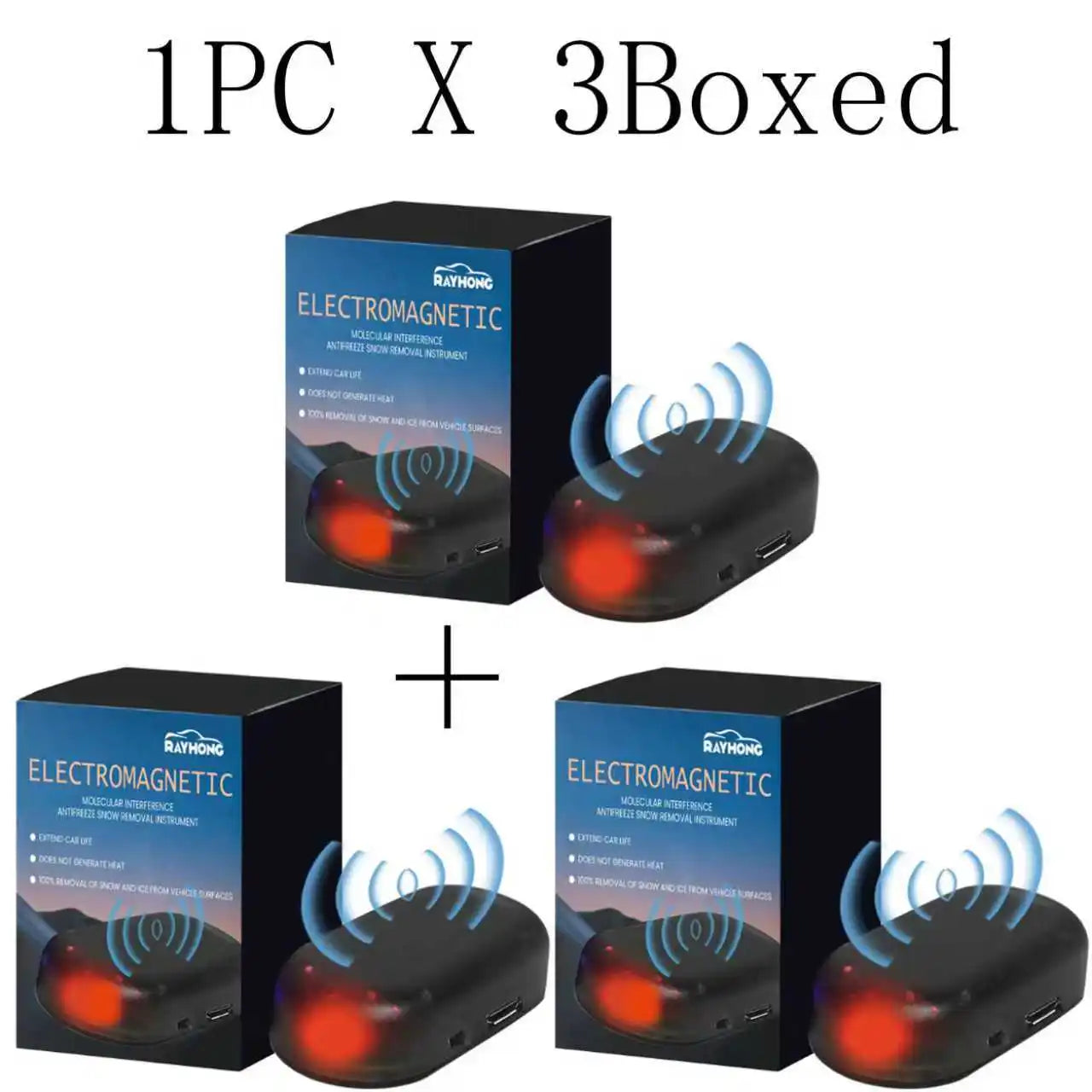 Mini Auto-Enteisungsgerät – Schnell wirkender Windschutzscheiben-Enteiser & Schneeschmelzer | Tragbares Winter Anti-Frost Tool