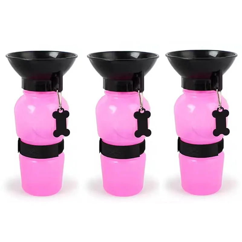 500 ml Outdoor Squeeze Tragbare Haustier Hund Wasserflasche Große und Kleine Hund Reise Trinkbecher Zubehör Geeignet für Hunde und Katzen