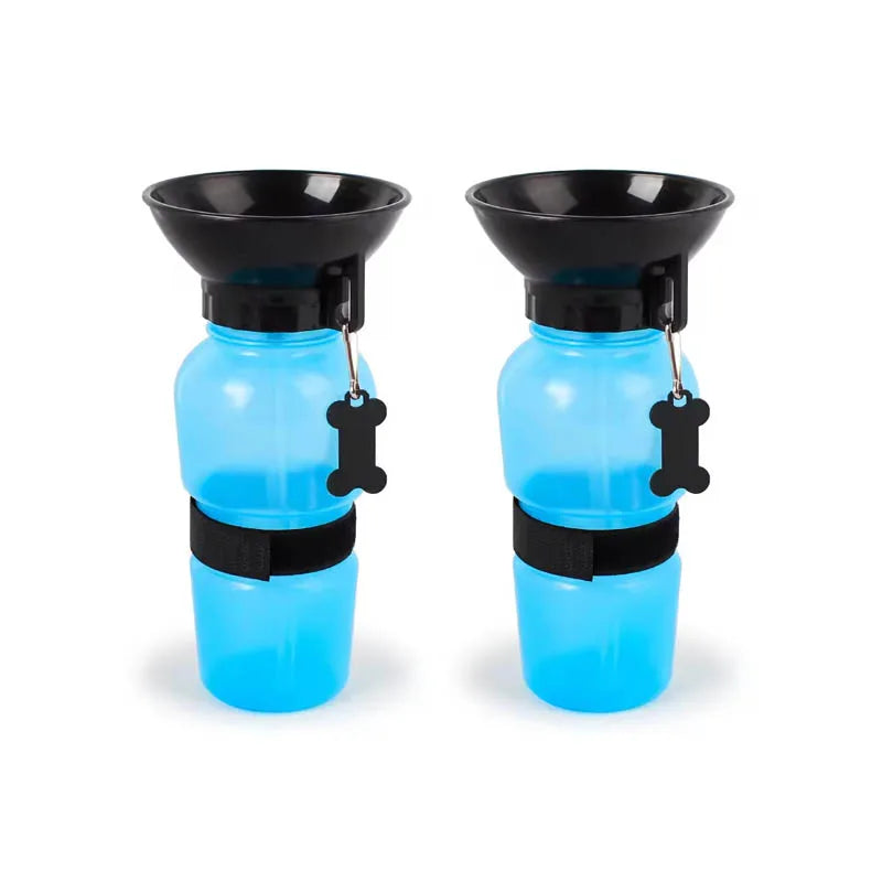 500 ml Outdoor Squeeze Tragbare Haustier Hund Wasserflasche Große und Kleine Hund Reise Trinkbecher Zubehör Geeignet für Hunde und Katzen
