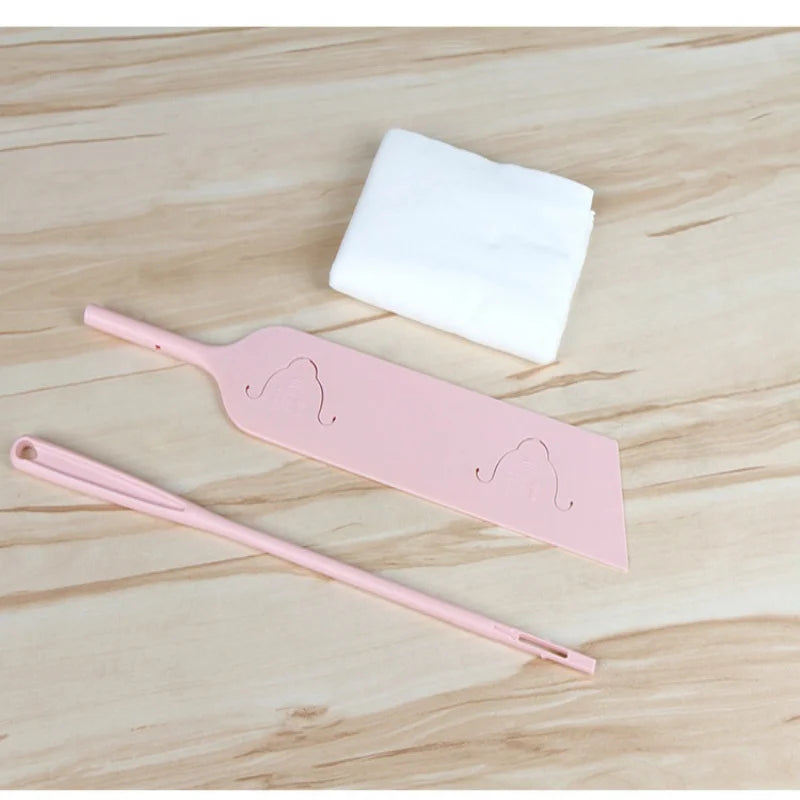 1 Stück Schlitz-Reinigungsbürste mit langem Griff, multifunktionale, abnehmbare Staubbürste, einschließlich 10 Vlies-Reinigungstücher, Heimbedarf