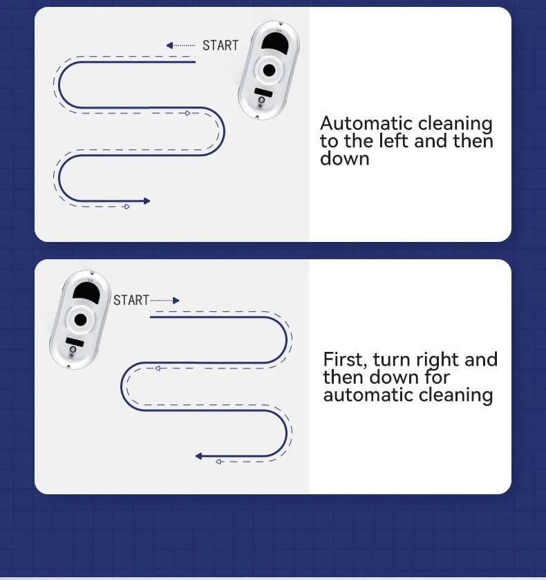 Intelligenter Fensterputz-Roboter mit Fernbedienung | Anti-Sturz, Starke Haftung & Streifenfreie Reinigung